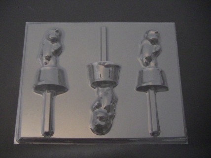 288sp Inquisitive Monkey Chocolate or Hard Candy Lollipop Mold 288sp Inquisitive Monkey Chocolate or Hard Candy Lollipop Mold